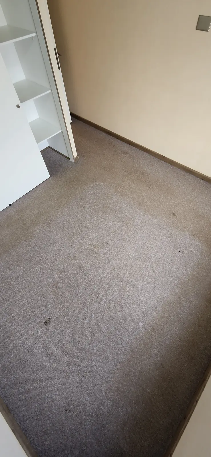 Cubrepiso de dormitorio: Antes